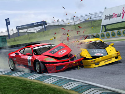 Doskonały model zniszczeń w nowej grze z serii TOCA Race Driver