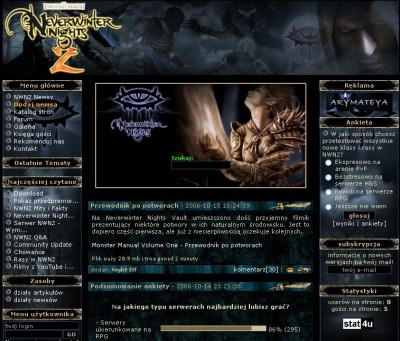 Neverwinter Nights 2 - oficjalna strona w domenie gram.pl