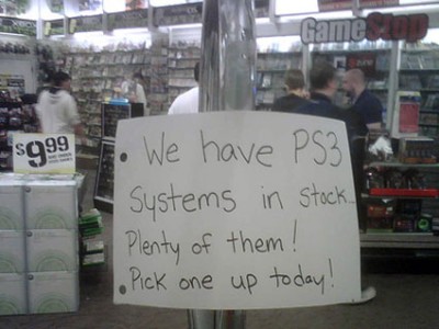 PlayStation 3 ściągają kurz