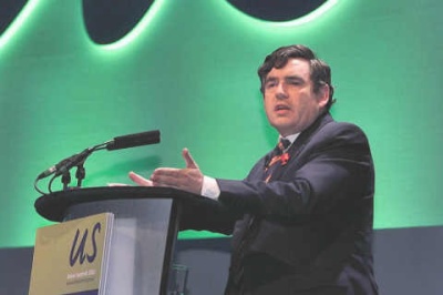Gordon Brown nie będzie banował