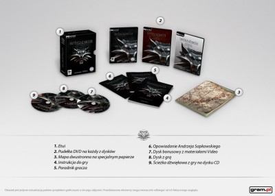 CD Projekt przedstawia finalny wygląd standardowego wydania Wiedźmina!