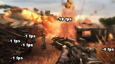 Far Cry 2 - z 720p i bez 60 fps-ów