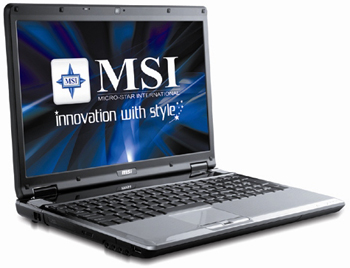 Laptop MSI EX623 z GeForcem 9500M na pokładzie