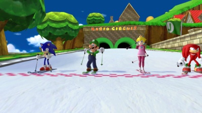 Mario & Sonic at the Olympic Winter Games jak ciepłe bułeczki