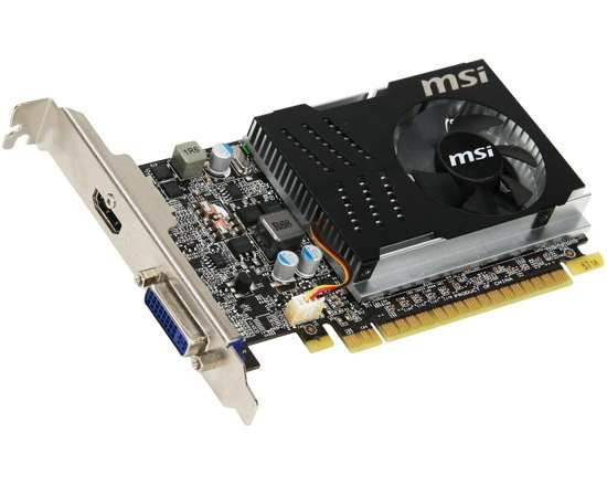 GeForce GT 220 projektu MSI