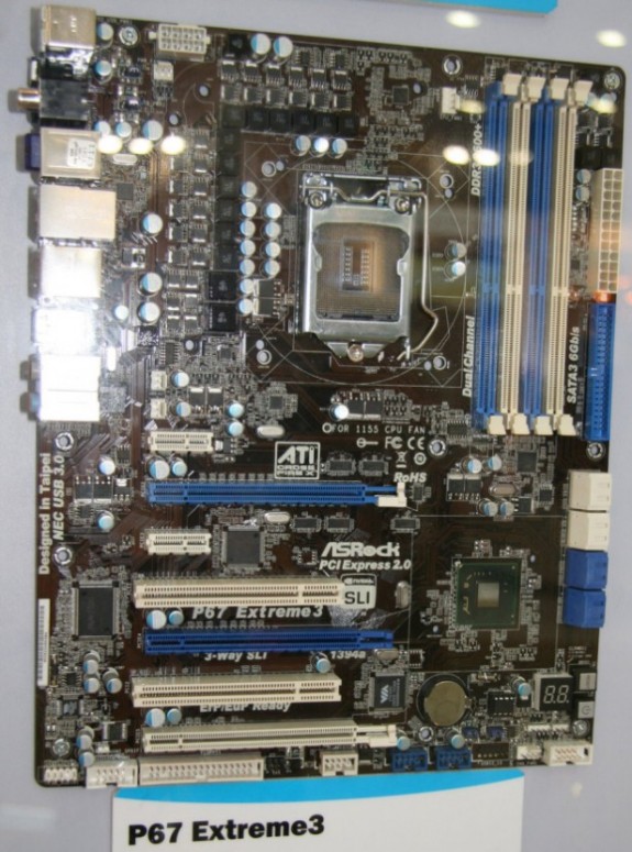 Płyta ASRock z nowym chipsetem Intel P67