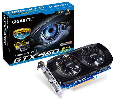 Kolejne karty GeForce GTX 460 od Gigabyte i Galaxy
