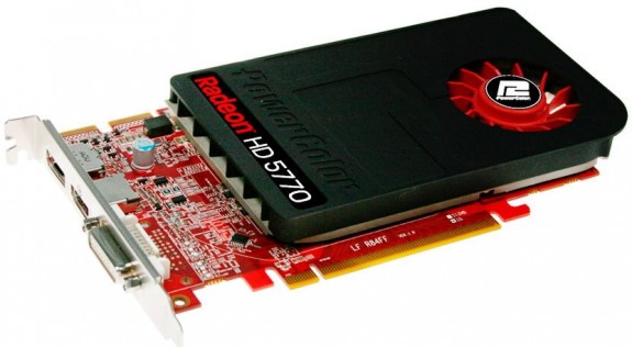 Jednoslotowy Radeon HD 5770 od PowerColor