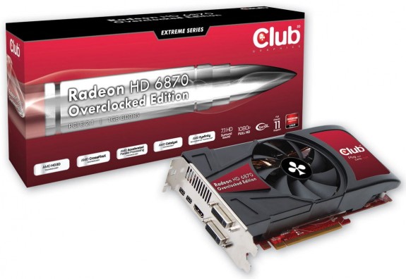 Club3D Radeon HD 6870 Overclocked Edition 