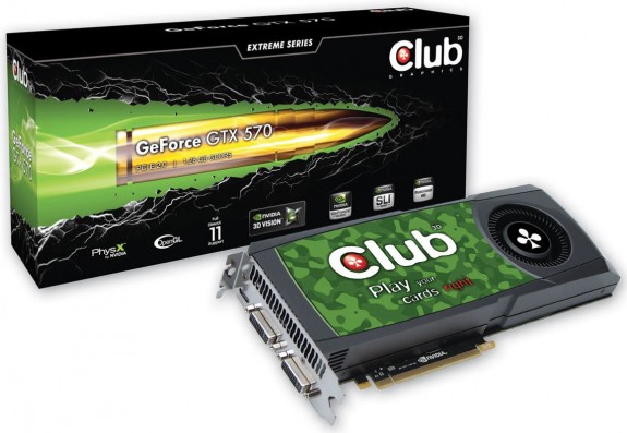 Club3D, GeForce GTX 570 - przegląd propozycji