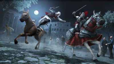 Rzym nocą w multiplayerze Assassin's Creed: Brotherhood za 25 milionów zabójstw