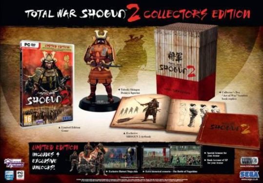 Ujawniono wygląd edycji kolekcjonerskiej Total War: Shogun 2