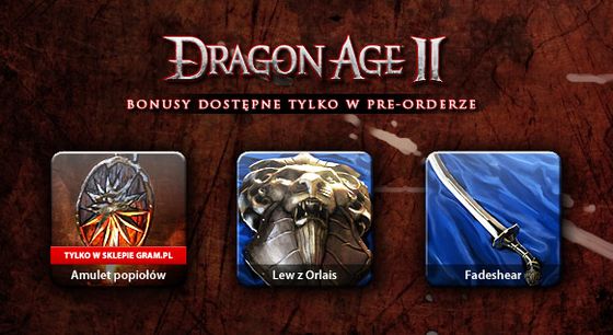 Dragon Age II w przedsprzedaży w sklepie gram.pl z bonusami