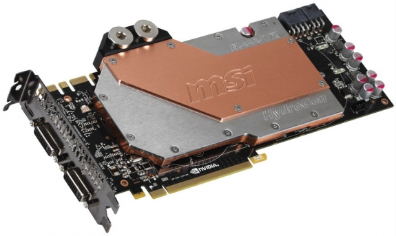 MSI GeForce GTX 580 HydroGen/OC - kolejne 