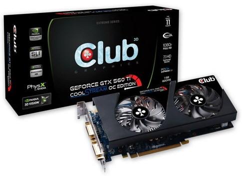 Club3D GeForce GTX 560 Ti CoolStream OC Edition