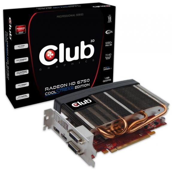 Club3D Radeon HD 6750 CoolStream Edition dla miłośników ciszy