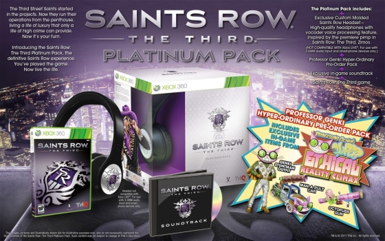 Również Saints Row: The Third otrzyma edycję specjalną