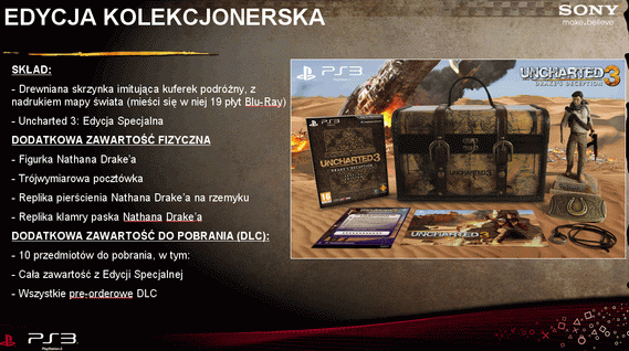 Uncharted 3: Oszustwo Drake'a - Edycja Kolekcjonerska w ofercie sklepu gram.pl!