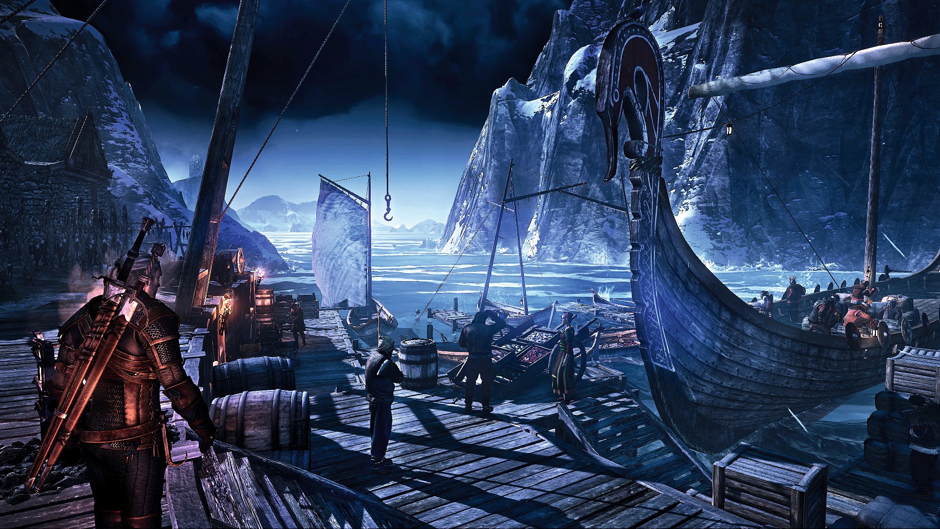 Port, karczma i jaskinia lodowego giganta - Wiedźmin 3: Dziki Gon na nowych screenach