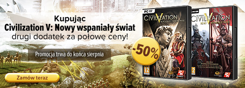 Idealne połączenie w sklepie gram.pl - drugi dodatek do Civilization V za połowę ceny!