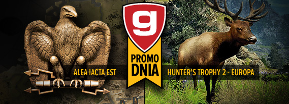Tylko dziś w sklepie gram.pl! Alea Jacta Est i Hunter's Trophy 2: Europa w promocyjnych cenach!