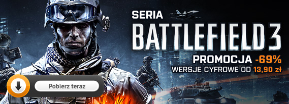 Weekendowa promocja w sklepie gram.pl! Wersja cyfrowa Battlefield 3 i dodatki w atrakcyjnych cenach!