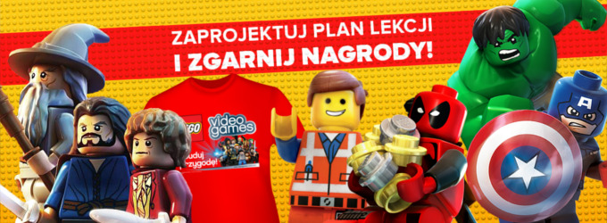 Konkurs - Back to school! Zaprojektuj plan lekcji inspirowany Lego i wygraj gry!