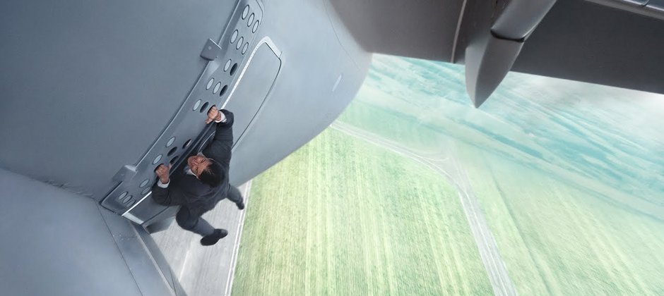 Scena z samolotem w Mission: Impossible - Rogue Nation inspirowana Uncharted 3