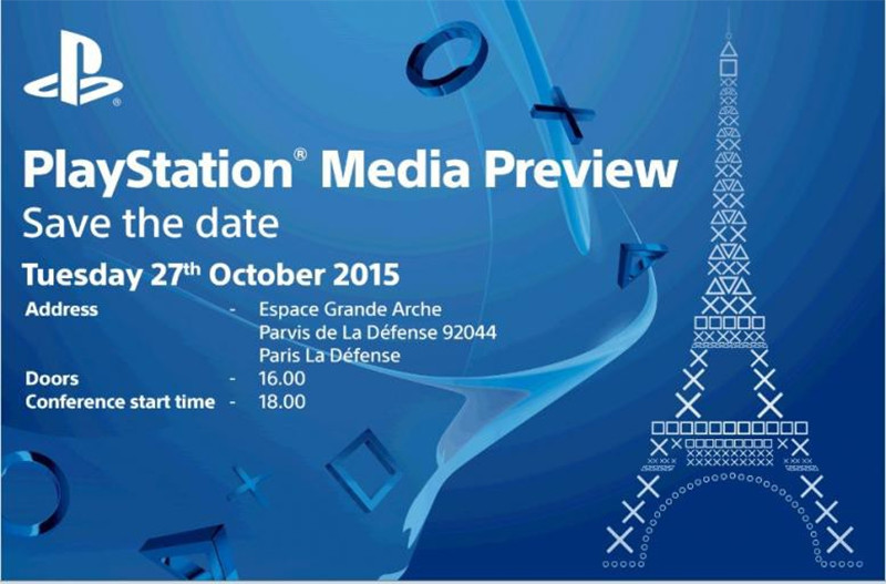 Paris Games Week - Sony zapowiada konferencję na 27 października