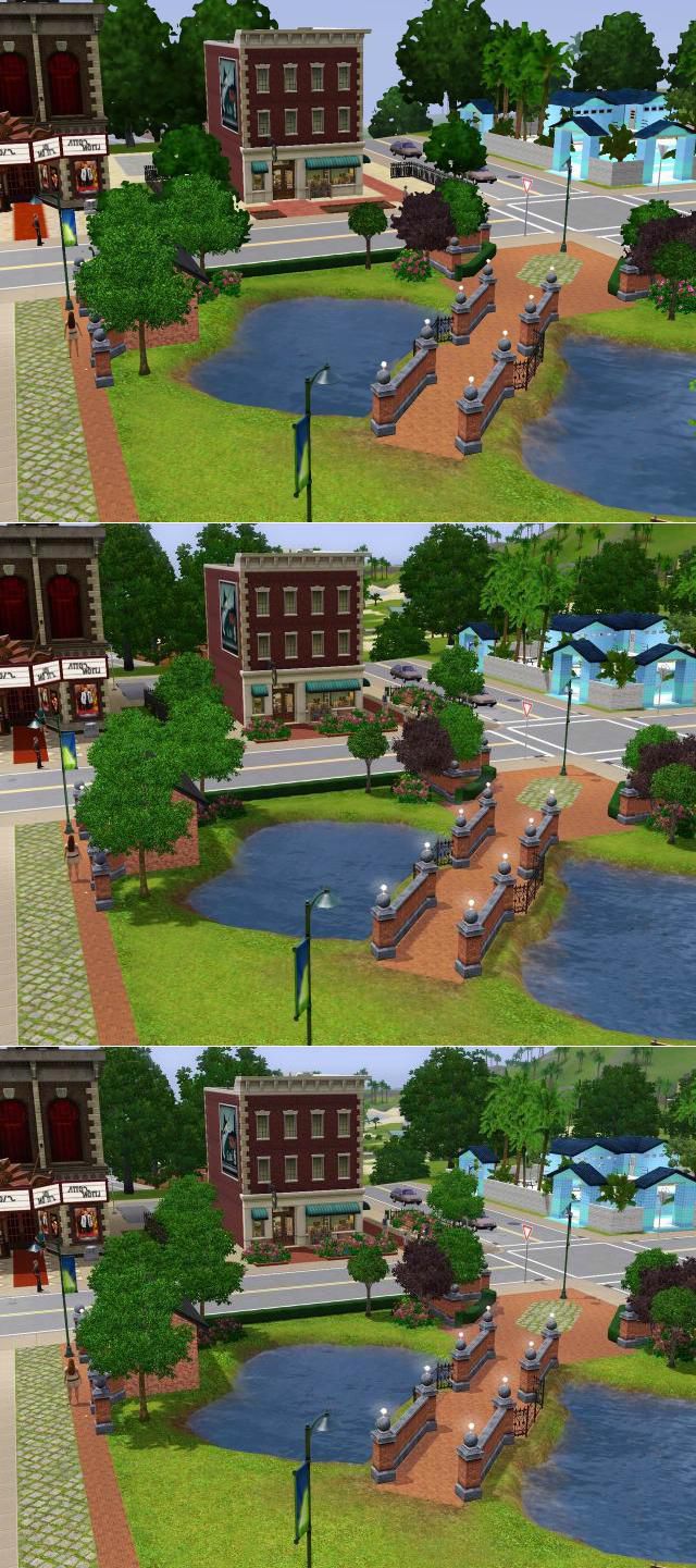 The Sims 3 - różnice w jakości grafiki