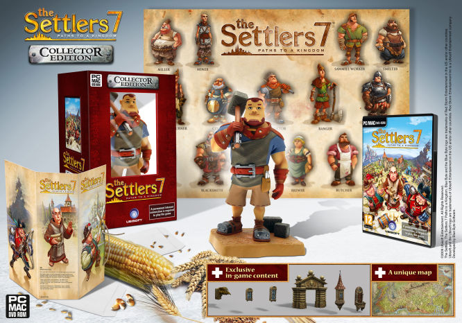 Ubisfot zapowiada  wydanie kolekcjonerskiej edycji gry  The Settlers 7: Droga do królestwa