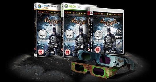 Batman: Arkham Asylum GOTY z okularami 3D