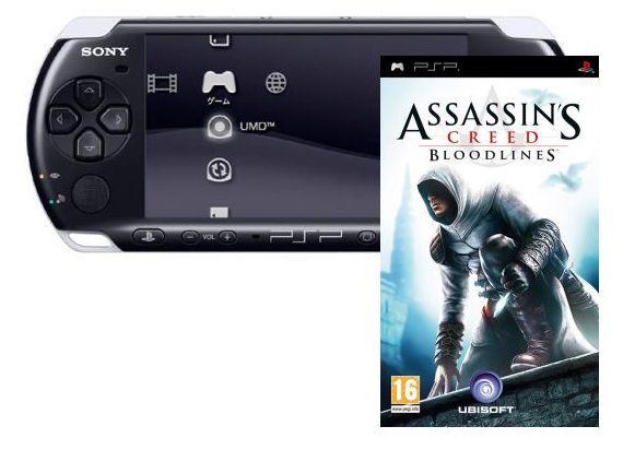 PSP z grą Assassin's Creed Bloodlines i futerałem jeszcze taniej w sklepie gram.pl
