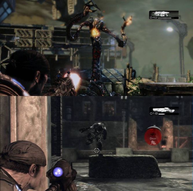 Gears of War 3 kontra Gears of War 2 - porównanie jakości grafiki