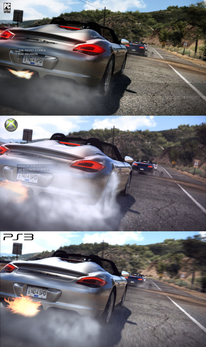 Need for Speed: Hot Pursuit - porównanie jakości grafiki - odsłona druga