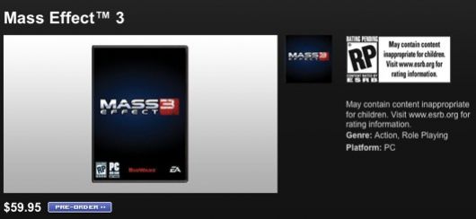 Mass Effect 3 po raz kolejny potwierdzony