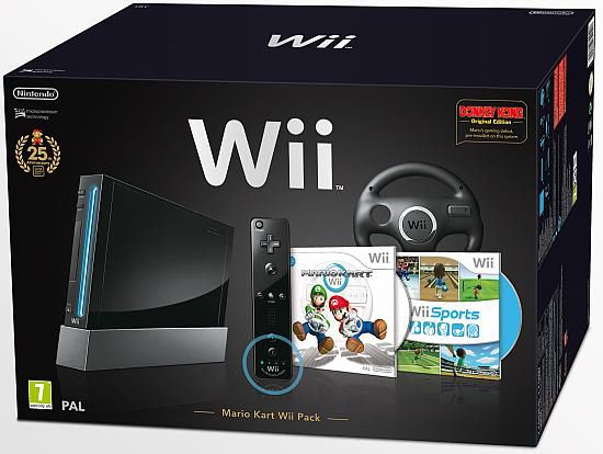 Specjalny zestaw konsoli Nintendo Wii z grami z okazji 25-lecia Mario