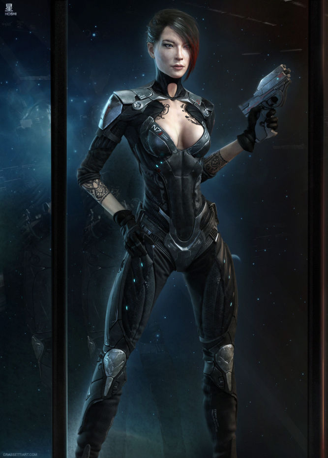Właśnie tak powinna wyglądać pani Shepard w Mass Effect 3!