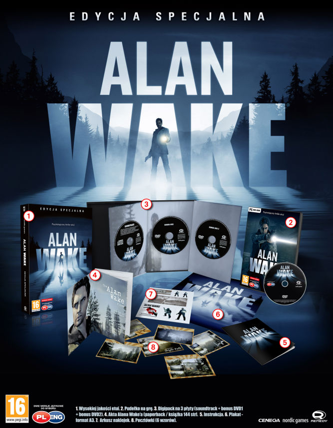 Alana Wake'a na PC w Polsce wyda jednak Cenega - nowy wydawca dodaje od siebie edycję kolekcjonerską i bardzo niskie ceny obu wydań