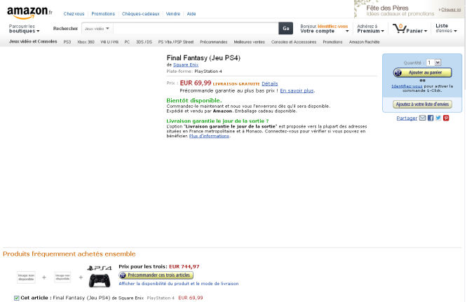 Amazon znowu się pospieszył: Final Fantasy na PS4 w ofercie sklepu