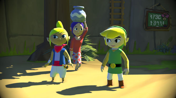 Nintendo testowało inne gry z serii Legend of Zelda na Wii U, lecz wybór padł na Wind Wakera