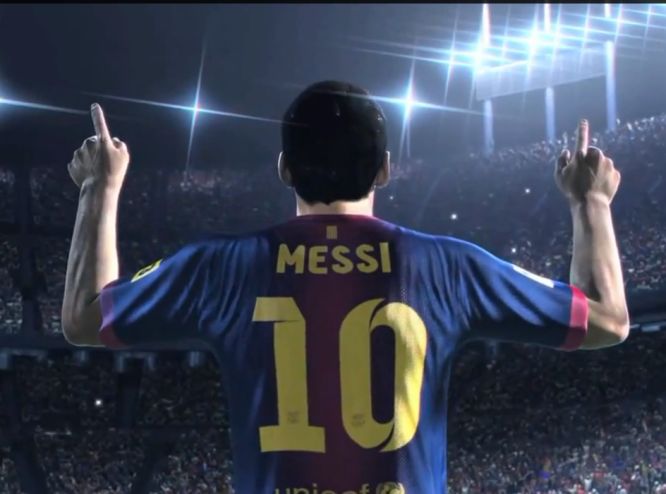 W reklamie FIFA 14 chłopak zamienia się w Leo Messiego