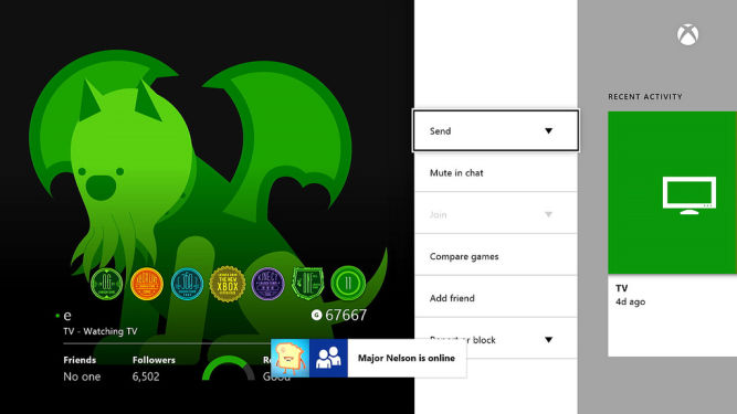 Aktualizacja Xbox One dodaje upragnione powiadomienia o naszych znajomych