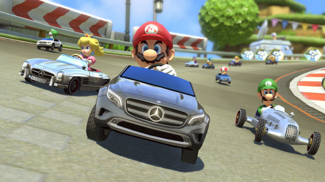 Mercedesy w Mario Kart 8 dojadą niebawem także do Europy. Na razie mamy tylko zwiastun