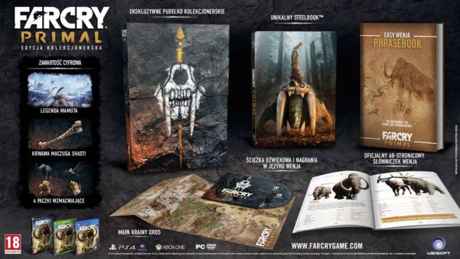 Ubisoft ujawnia zawartość edycji kolekcjonerskiej Far Cry Primal