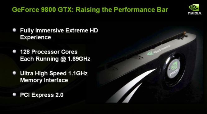 GeForce 9800 GTX - specyfikacja, cena i data premiery ujawnione