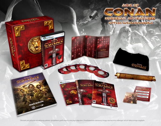 Unikalne przedmioty w polskiej Edycji Kolekcjonerskiej gry Age of Conan!