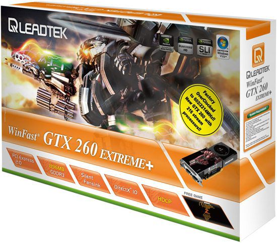 Leadtek GeForce GTX 260 Extreme+ zapowiedziany