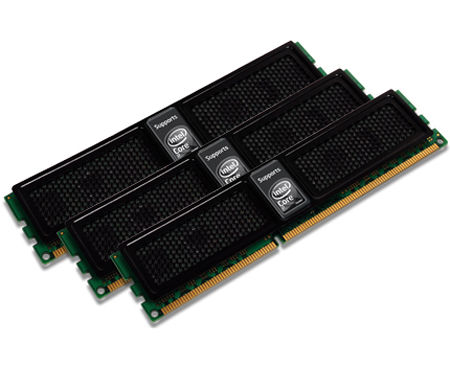 OCZ ujawnia zestawy trójkanałowych pamięci DDR z obsługą XMP