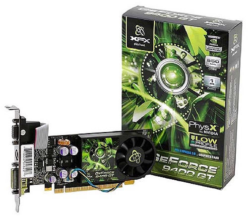 XFX GeForce 9400 GT - karta z 1 GB pamięci dla HTPC